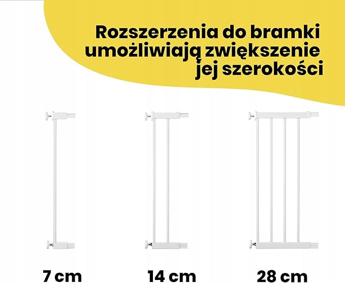 Safety gate Safety 1st Flat Step 73-80 cm white Product weight with unit packaging 5.5 kg