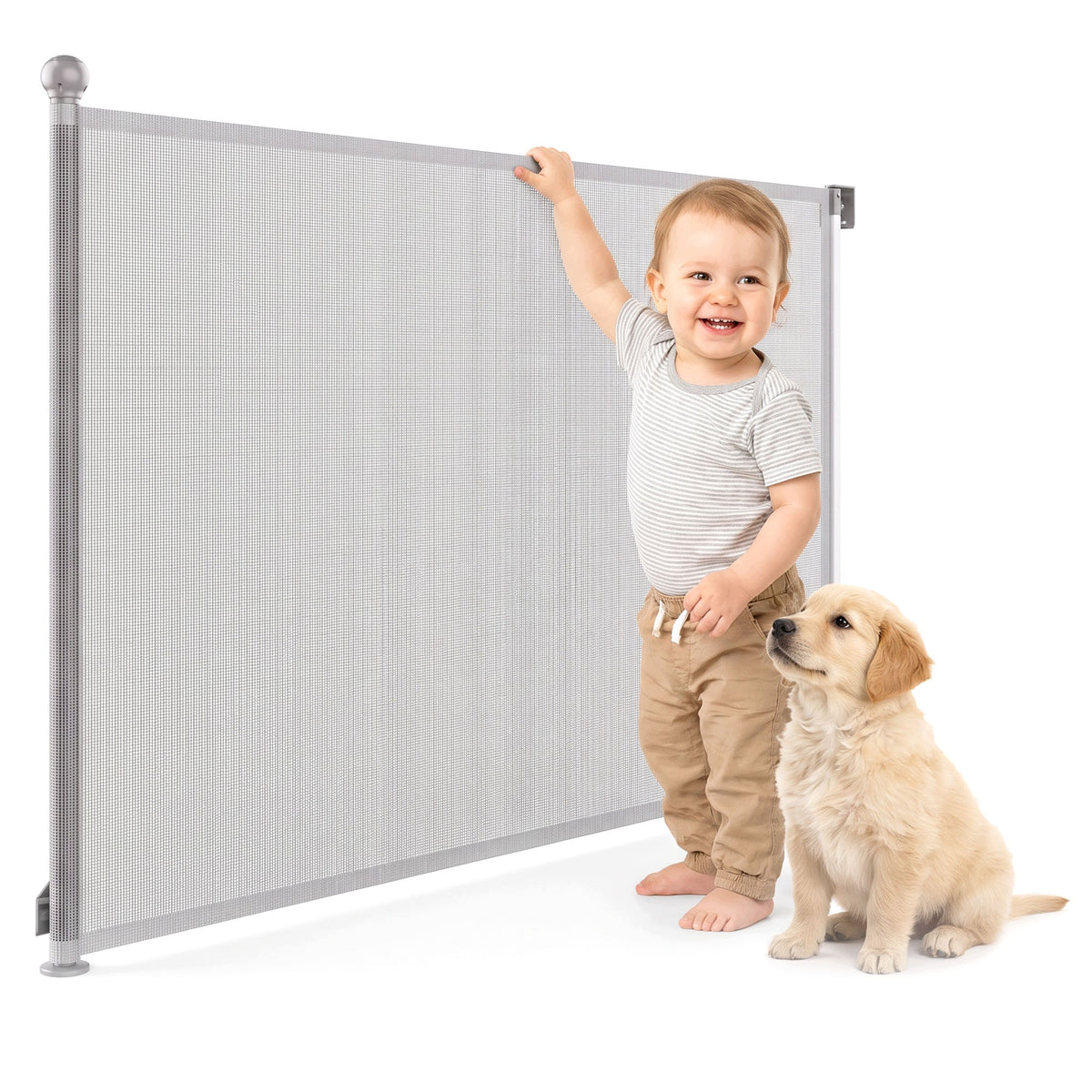 Safety gate for children and animals Moby-System rolled 140 cm