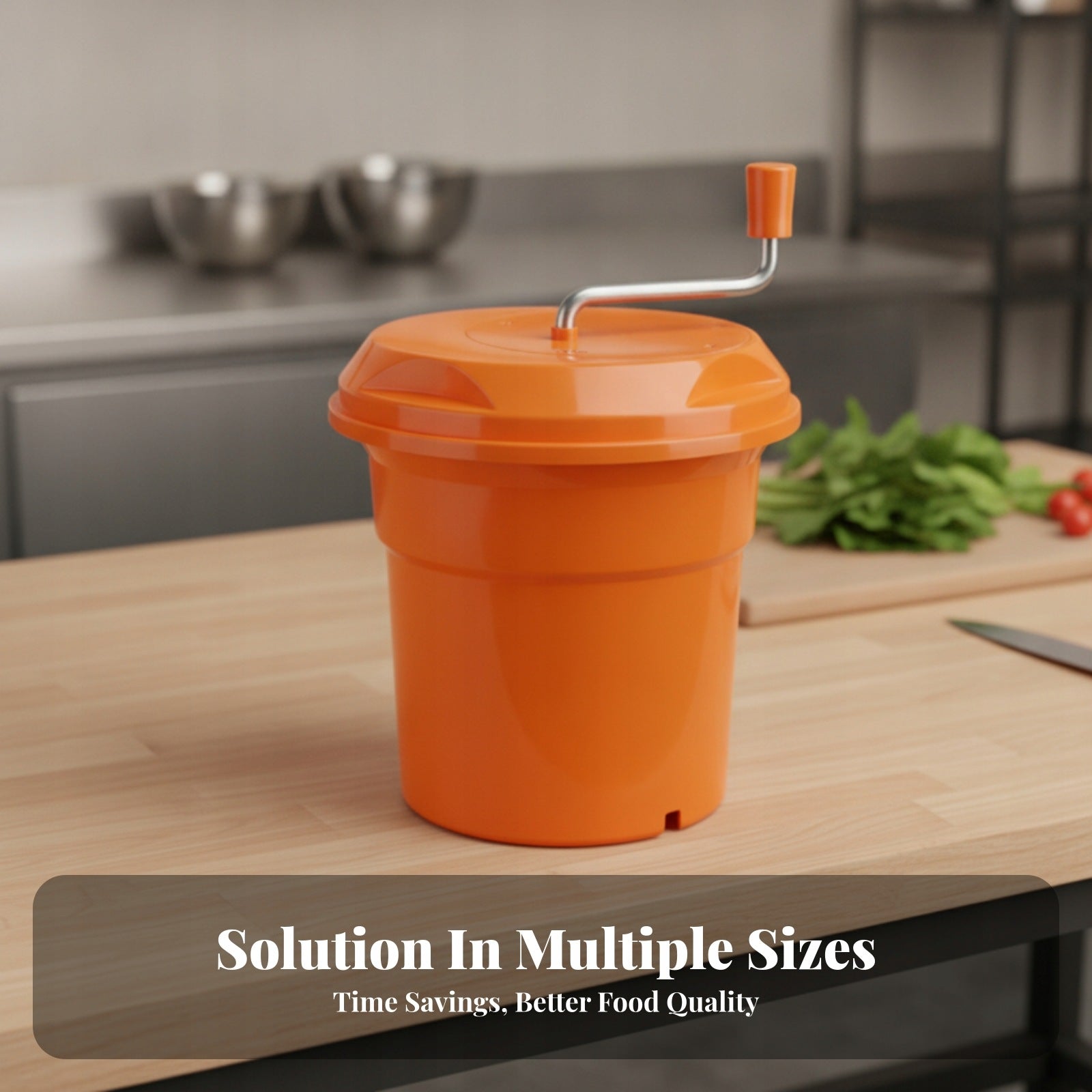 Salad Centrifuge with Drainage Hose Hand-Crank Fruit and Vegetable Brand no brand