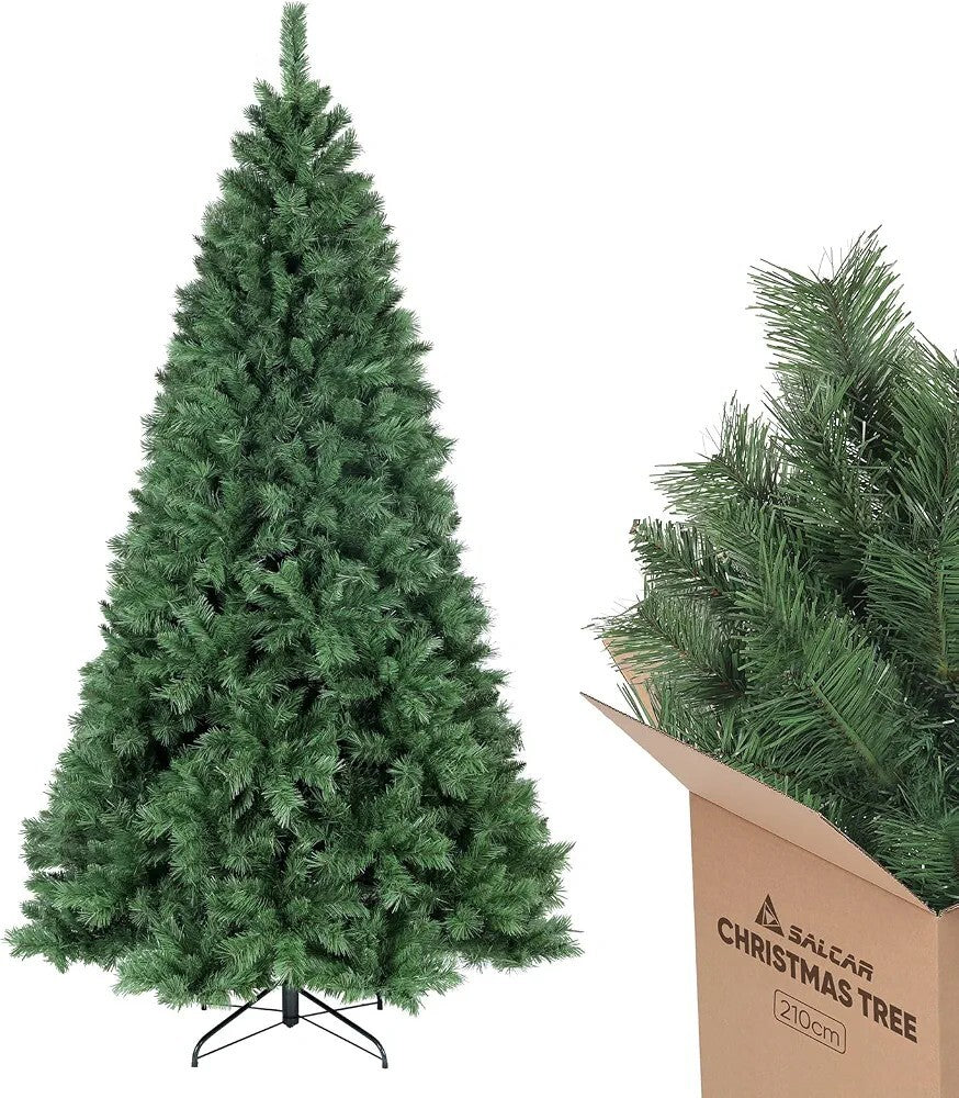 Salcar Sztuczna choinka 240 cm z 998 gałęziami Szybki montaż Zielona Packaging status original