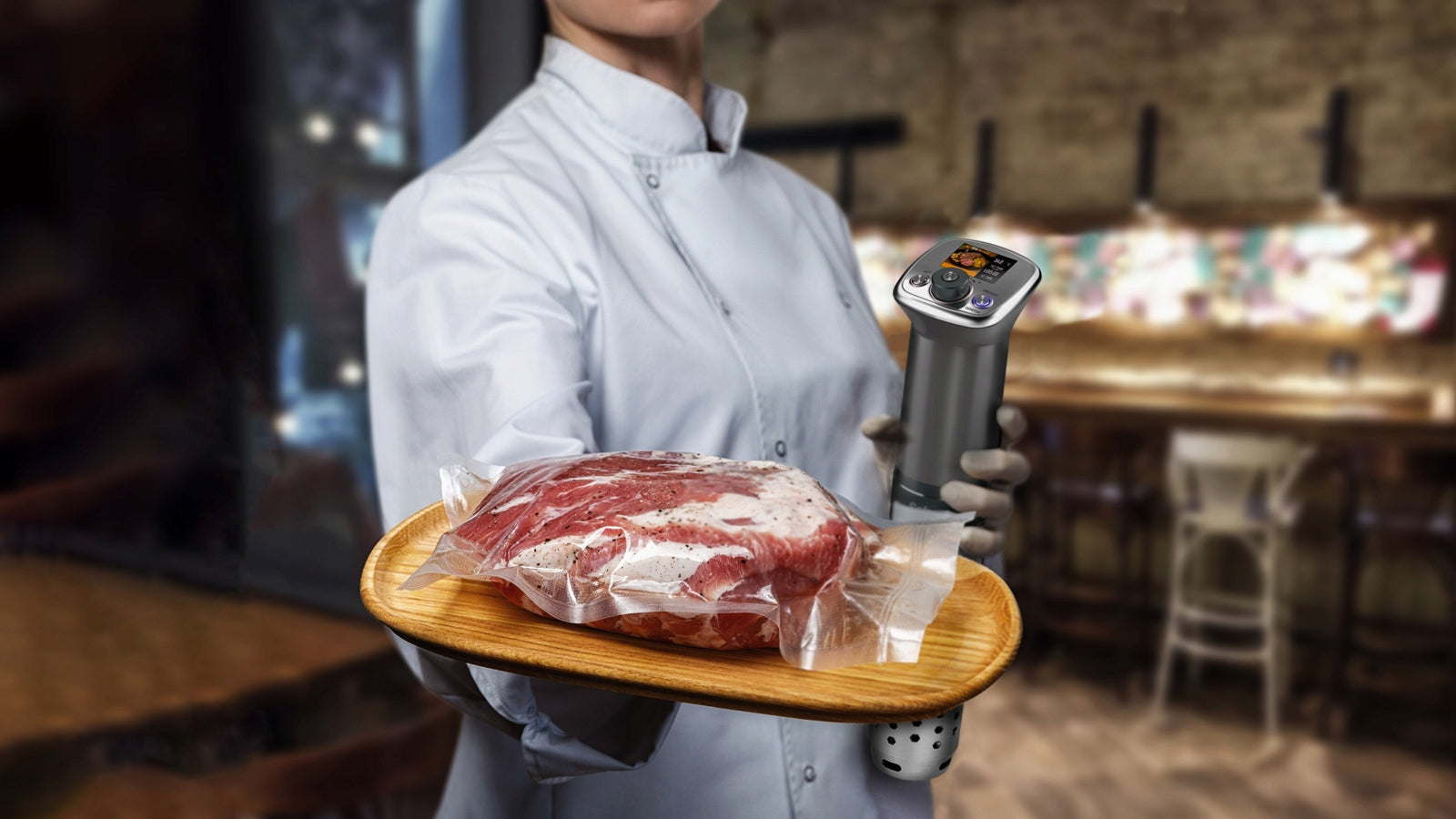 Salente ChefMax, Sous Vide vařič s barevným disple Manufacturer code SVS CHEFMAX