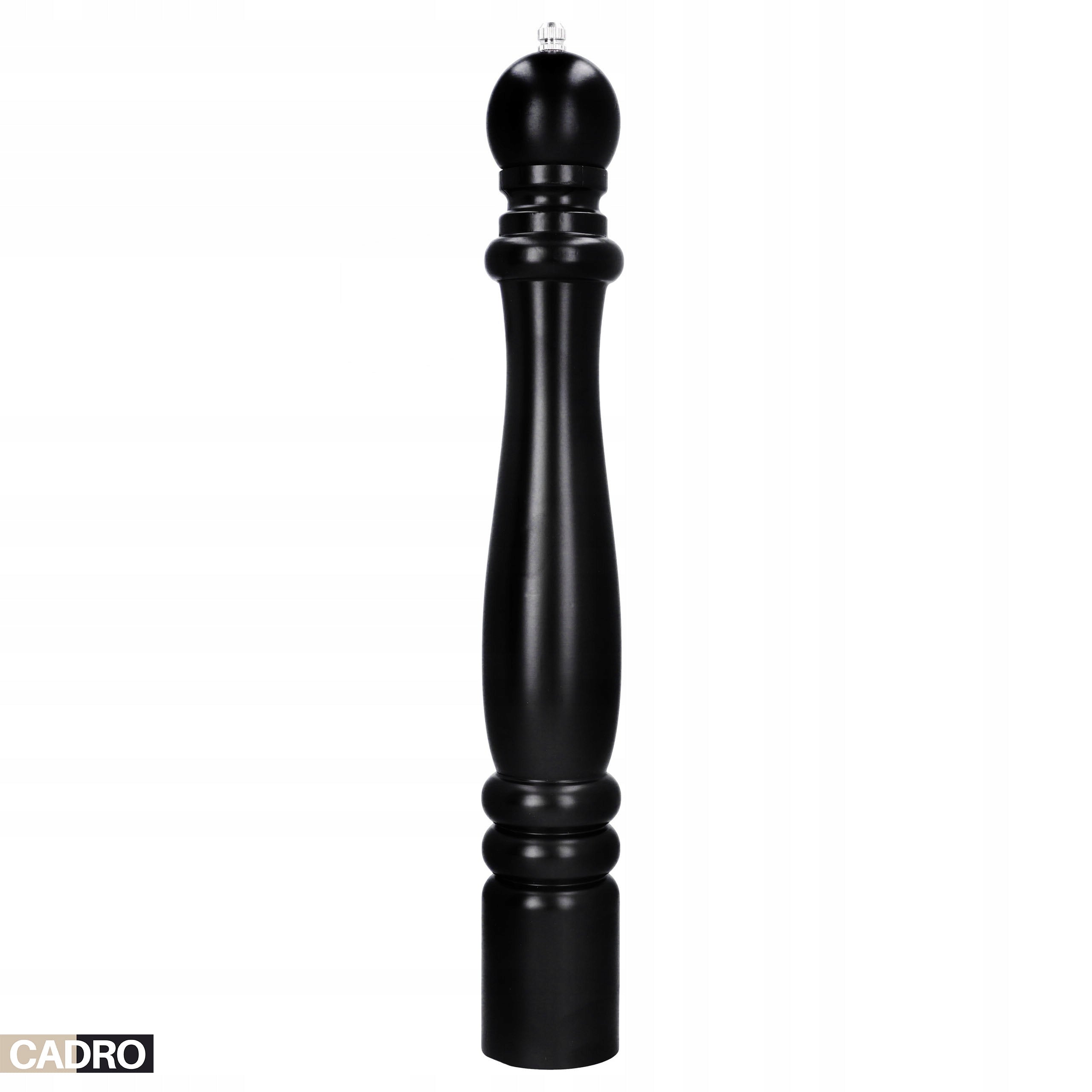 Salt Pepper Grinder Handheld Wooden Ceramic Grinder Black Large Manufacturer code Młynek do pieprzu ręczny ceramiczny duży