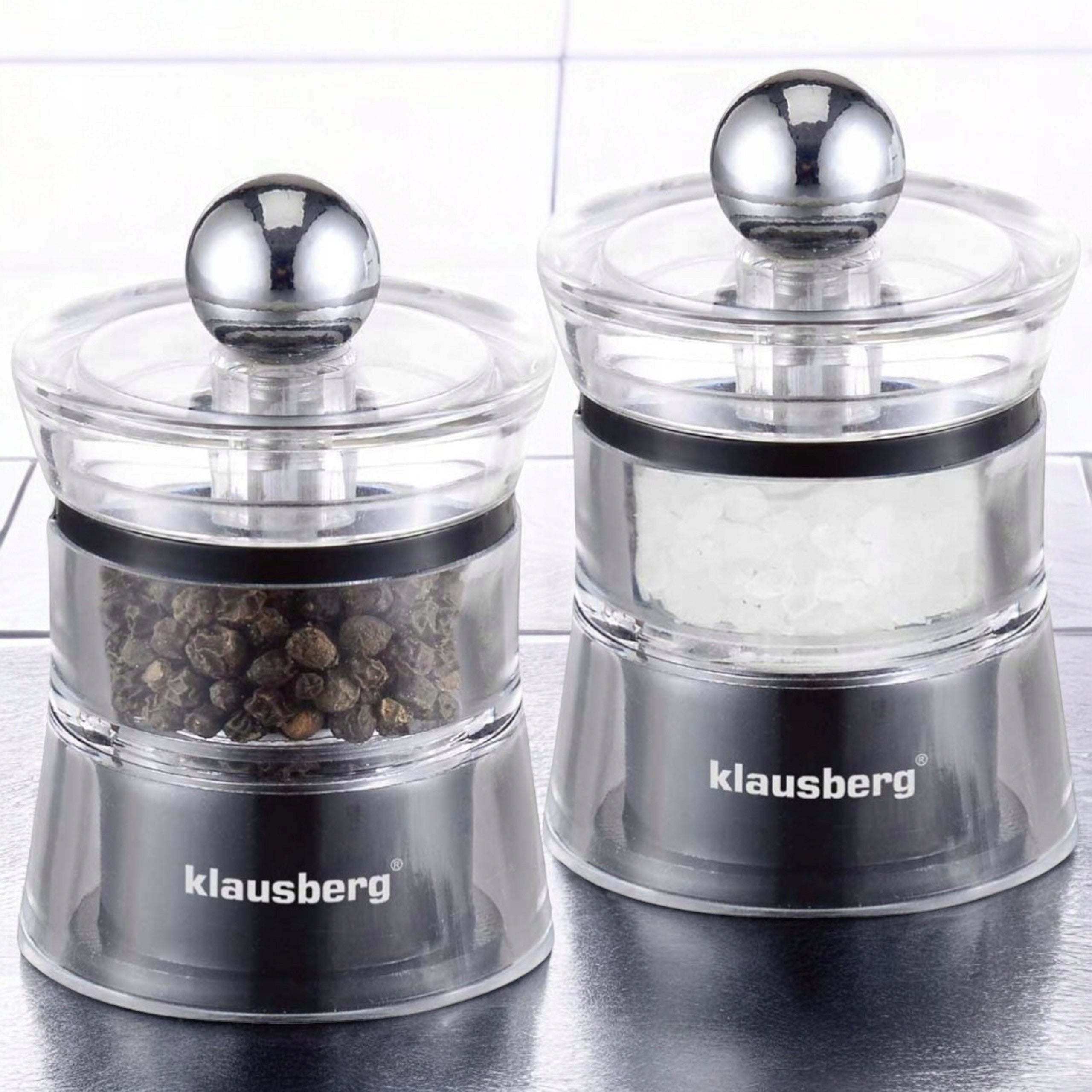 Salt Pepper Spice Grinder Manual Grinder Transparent Grinder Set EAN (GTIN) 5902666614322