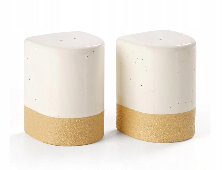 Salt and pepper shaker white set of 2pcs pepper shakers