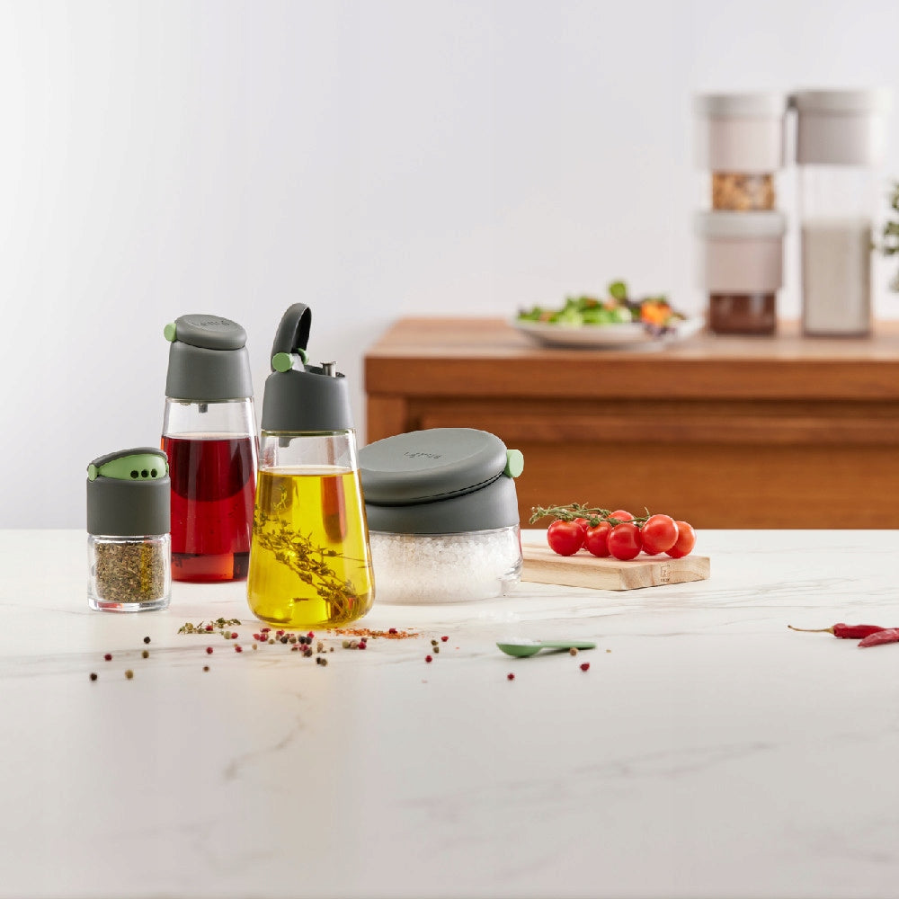 Salt container with spoon - salt shaker - LEKUE Brand Lekue