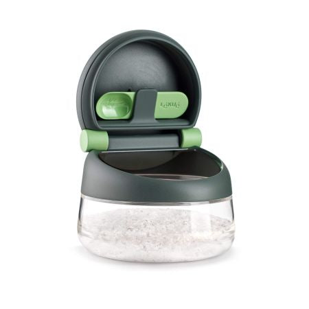 Salt container with spoon - salt shaker - LEKUE