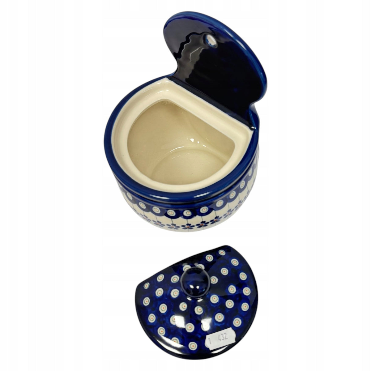 Salt shaker, container for hanging on salt 1211 A-166A Ceramika Bolesławiec Brand Zakłady Ceramiczne "Bolesławiec"