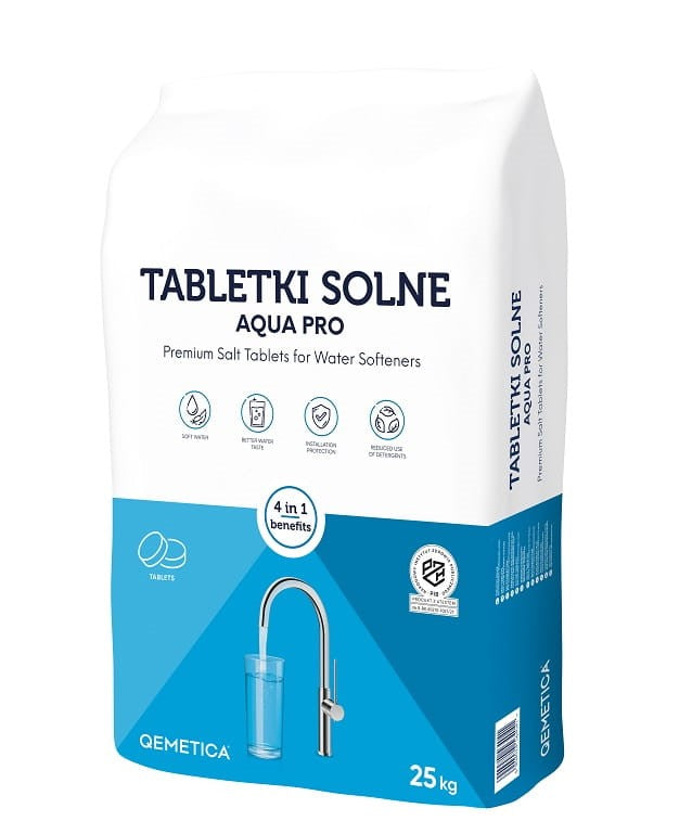 Salt tablets 25 kg Qemetica Ciech salt for water softener