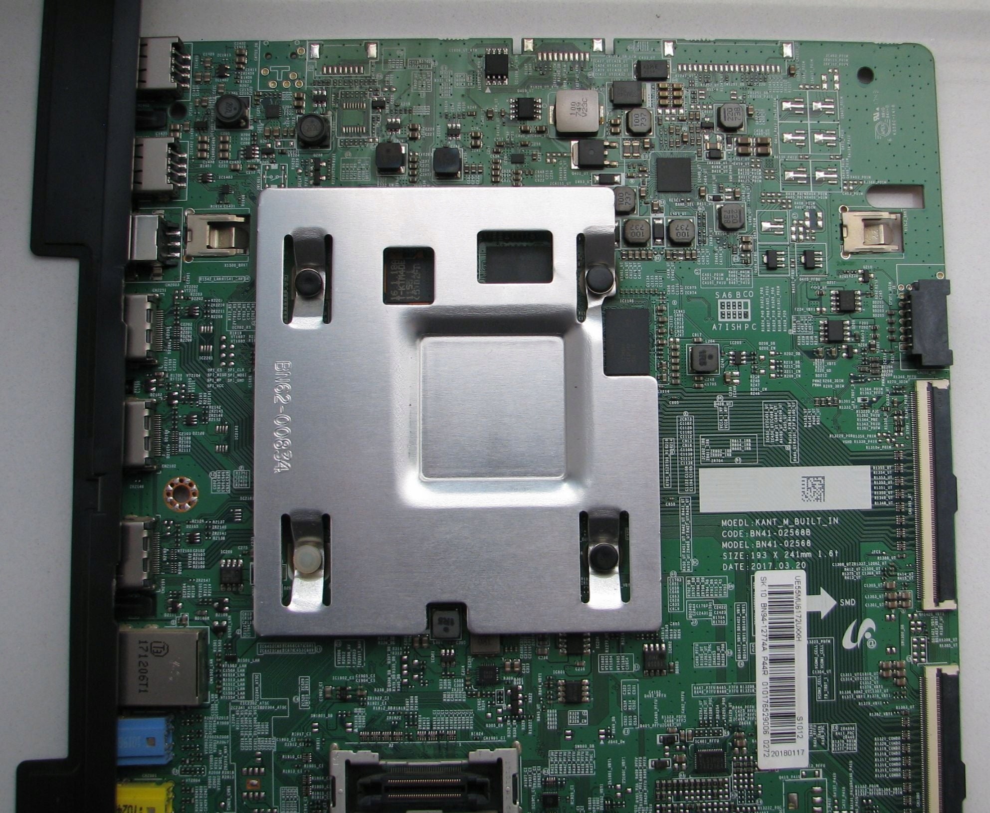 Samsung BN41-02568B / BN94-12401P 55MU6452 55MU6400 55MU6472 49MU6452 Manufacturer code M3912