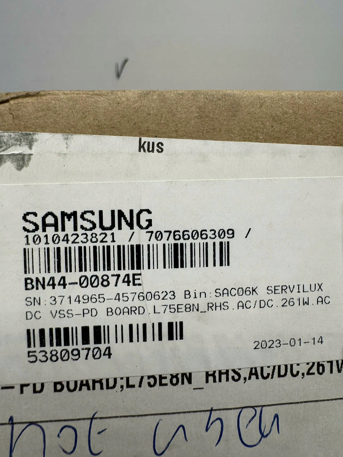 Samsung BN44-00874E Power Supply Board for TV Manufacturer code BN44-00874E