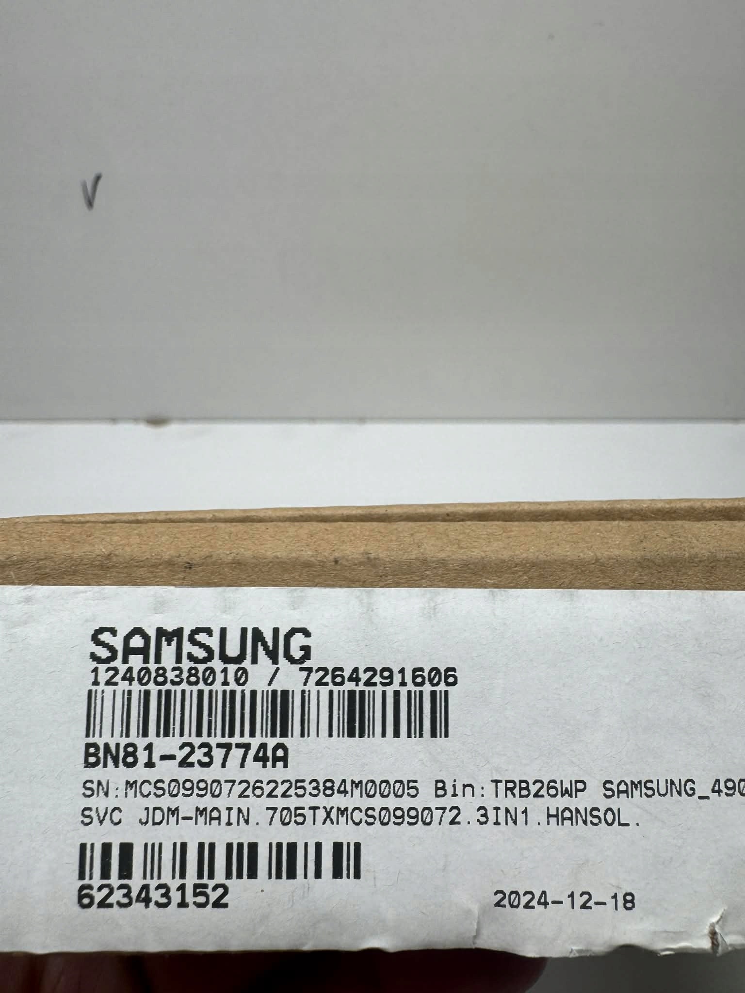 Samsung BN81-23774A 3-in-1 Motherboard (SVC JDM-MAIN) Packaging status original