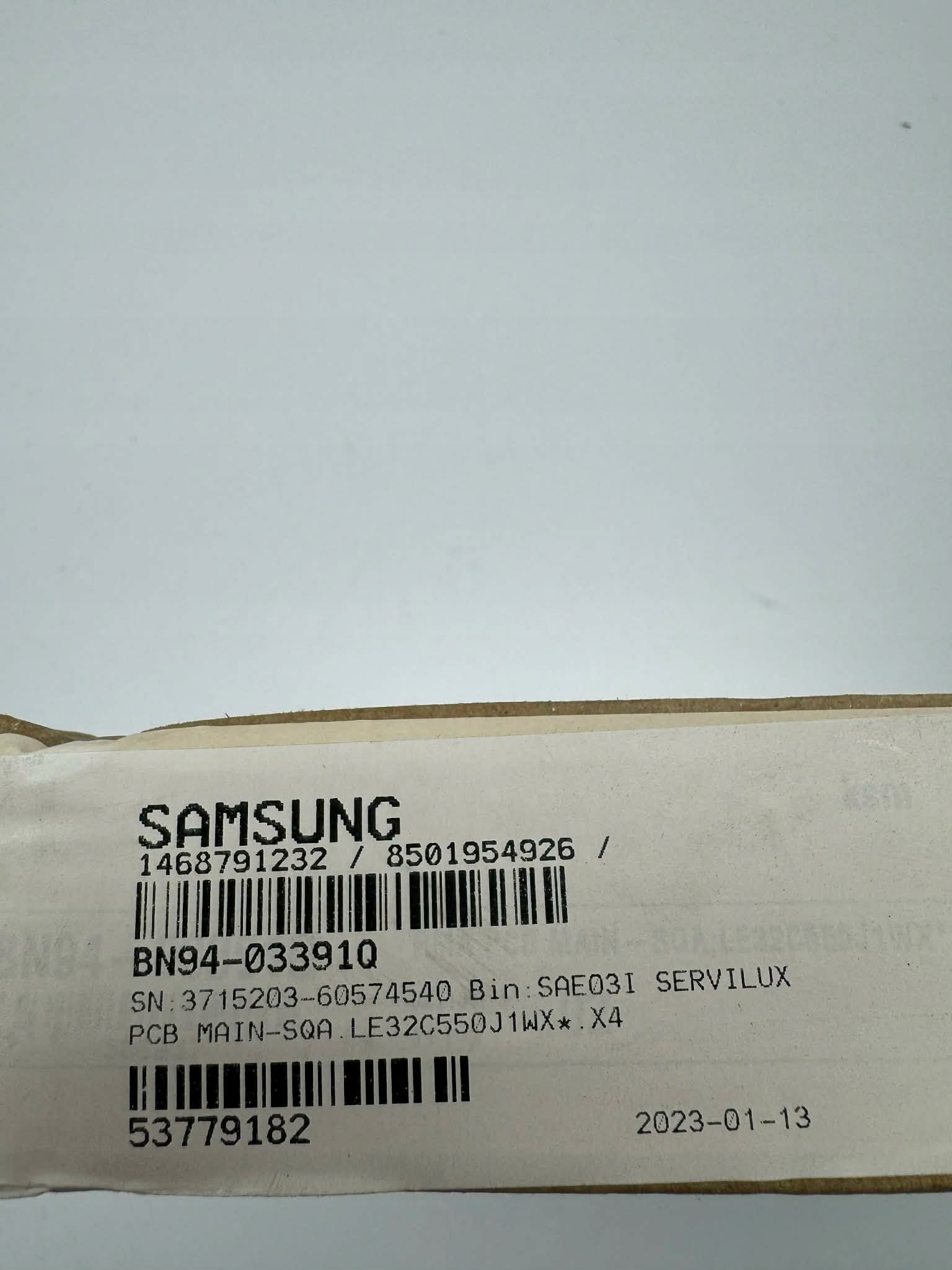 Samsung BN94-03391Q Motherboard for TV (LE32C550JWX) Manufacturer code BN94-03391Q