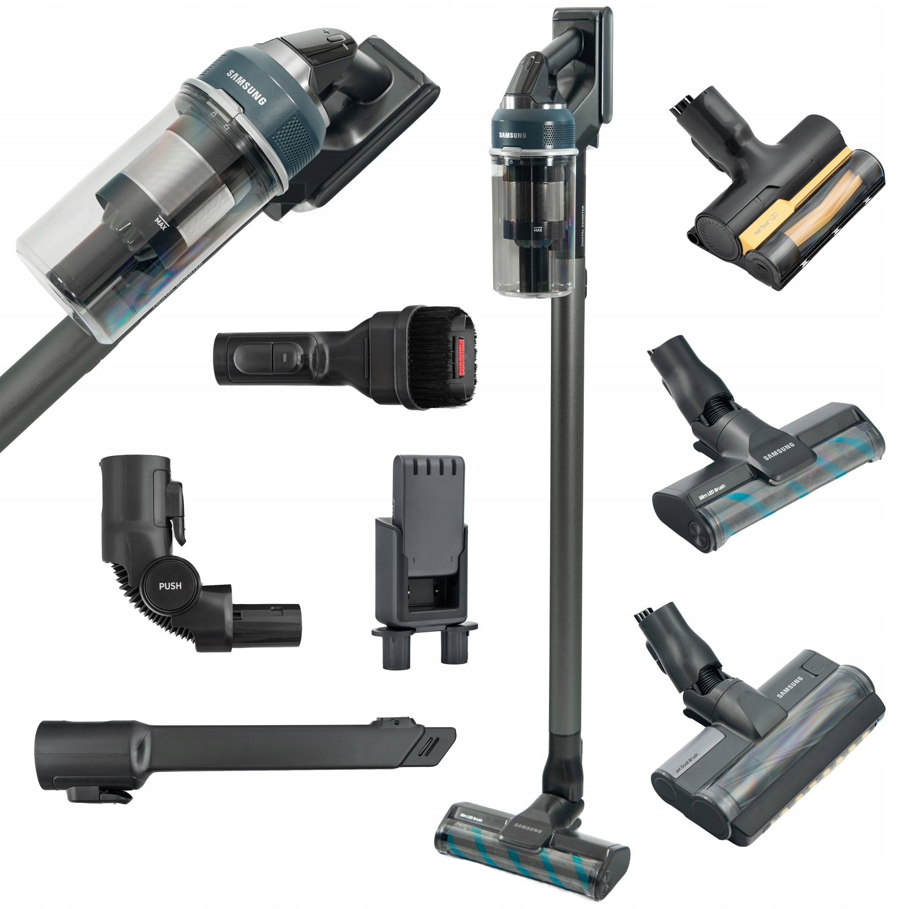 Samsung JET 85 complete VS20C8524TB/GE Upright vacuum cleaner for hair