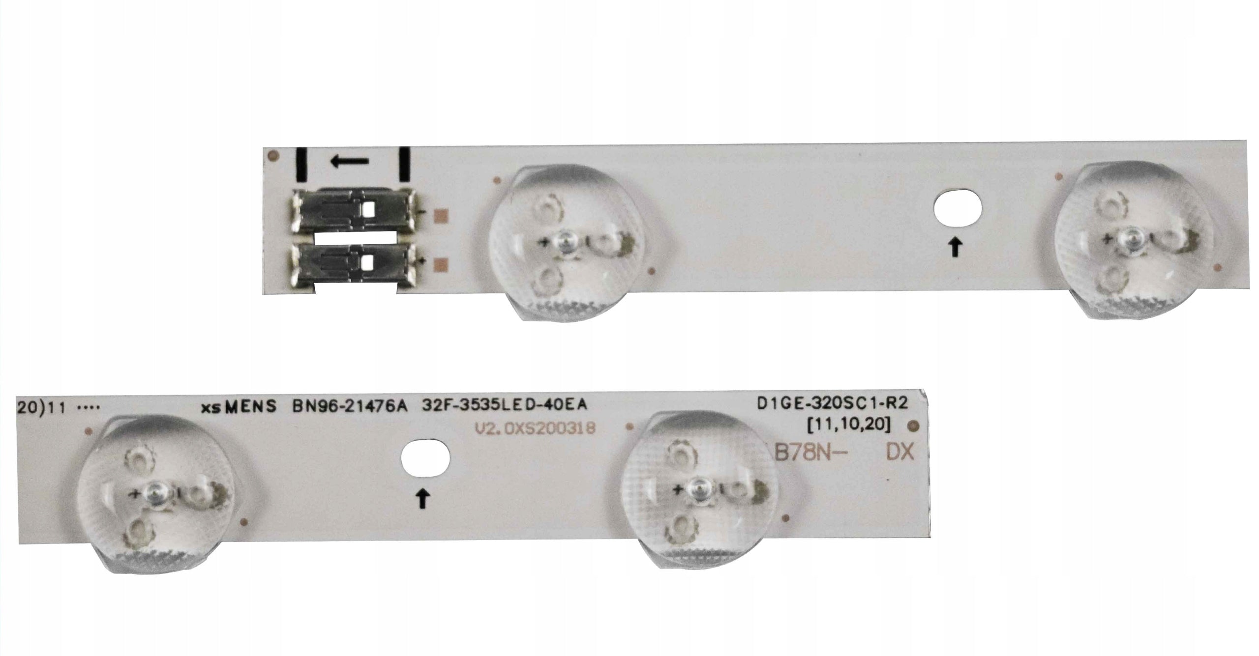 Samsung UE32EH5300 LTJ320HN07-H LED strips Manufacturer code UE32EH 4x10