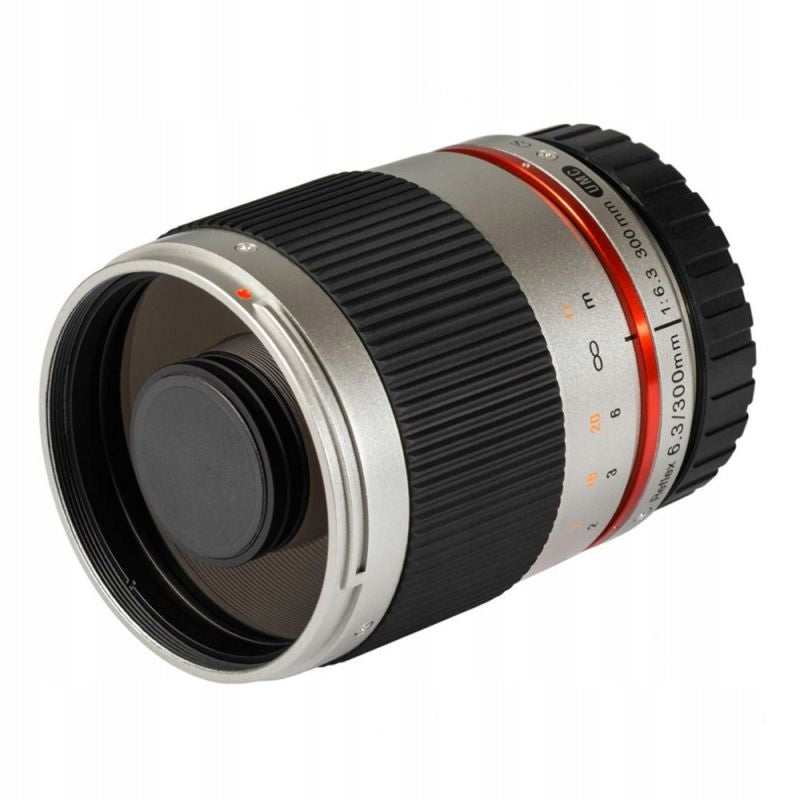 Samyang 300mm F6.3 Reflex Sony E lens silver Brand Samyang