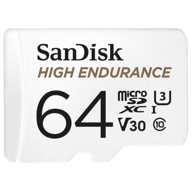 SanDisk High Endurance microSDXC Card 64 GB V30 Manufacturer SanDisk