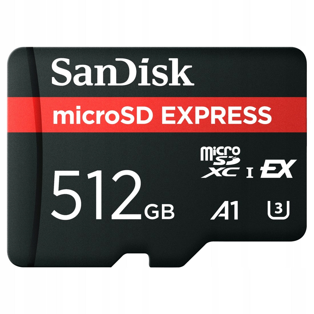 SanDisk micro EXPRESS SDXC 512GB 880/480MBs EX C10 U3 UHS-I Memory Card