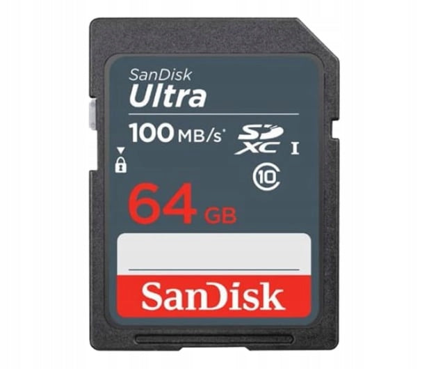 Sandisk 64GB SDXC Ultra Class10 100MB/s UHS-I SD Card
