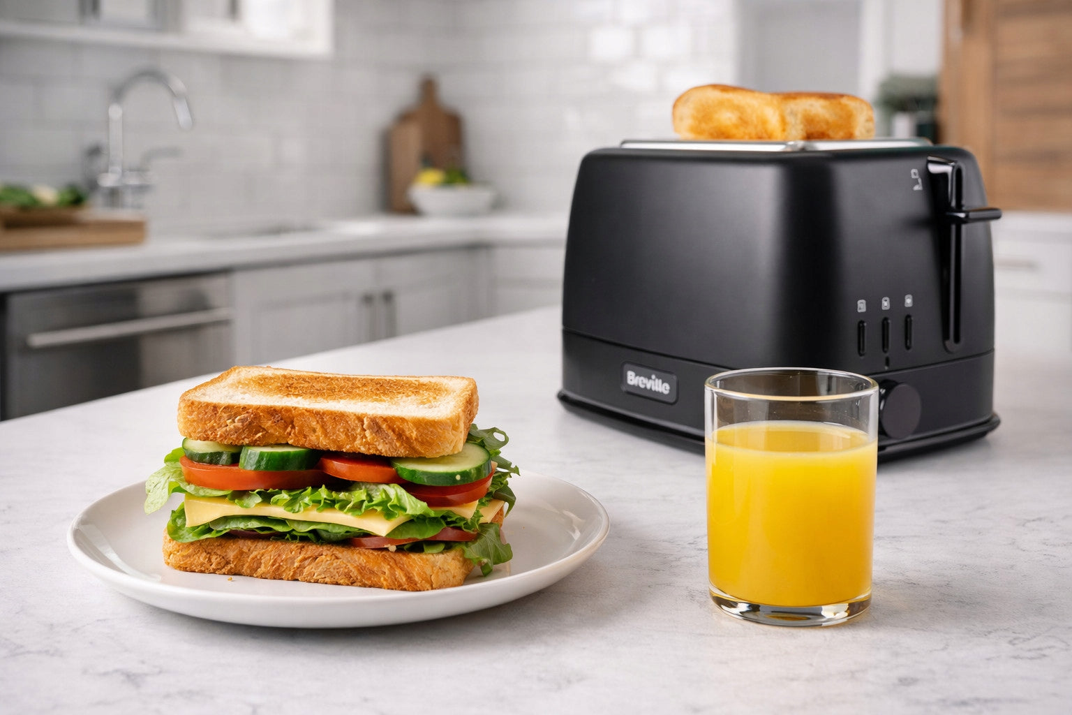 Sandwich Toaster Breville New York Grate Toaster sandwich 850w VTT946X Packaging status original