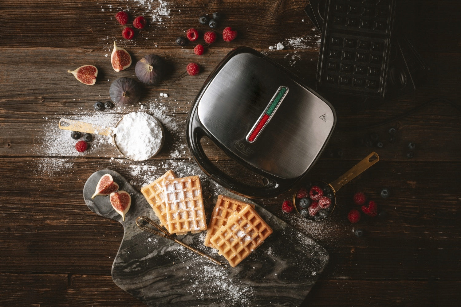 Sandwich Toaster Grill Waffle Iron 5in1 Adler 1200W AD3040 Packaging status original