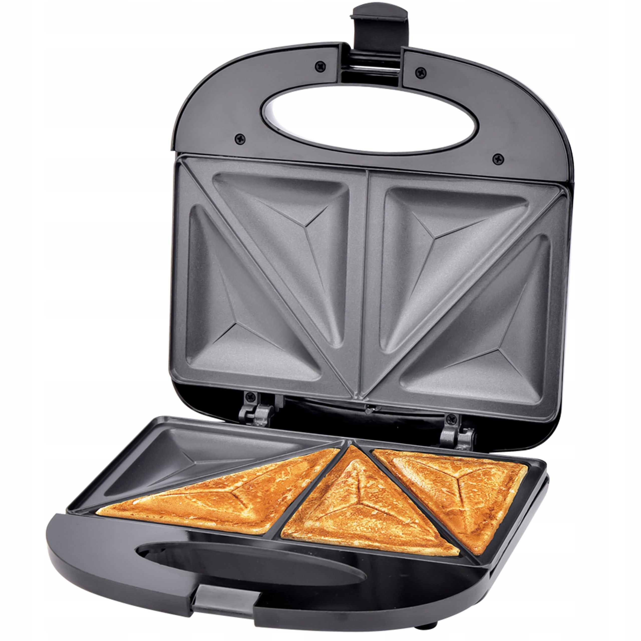Sandwich maker Esperanza ASIAGO EKT011 (1000W; black and silver) Dominant color silver/gray