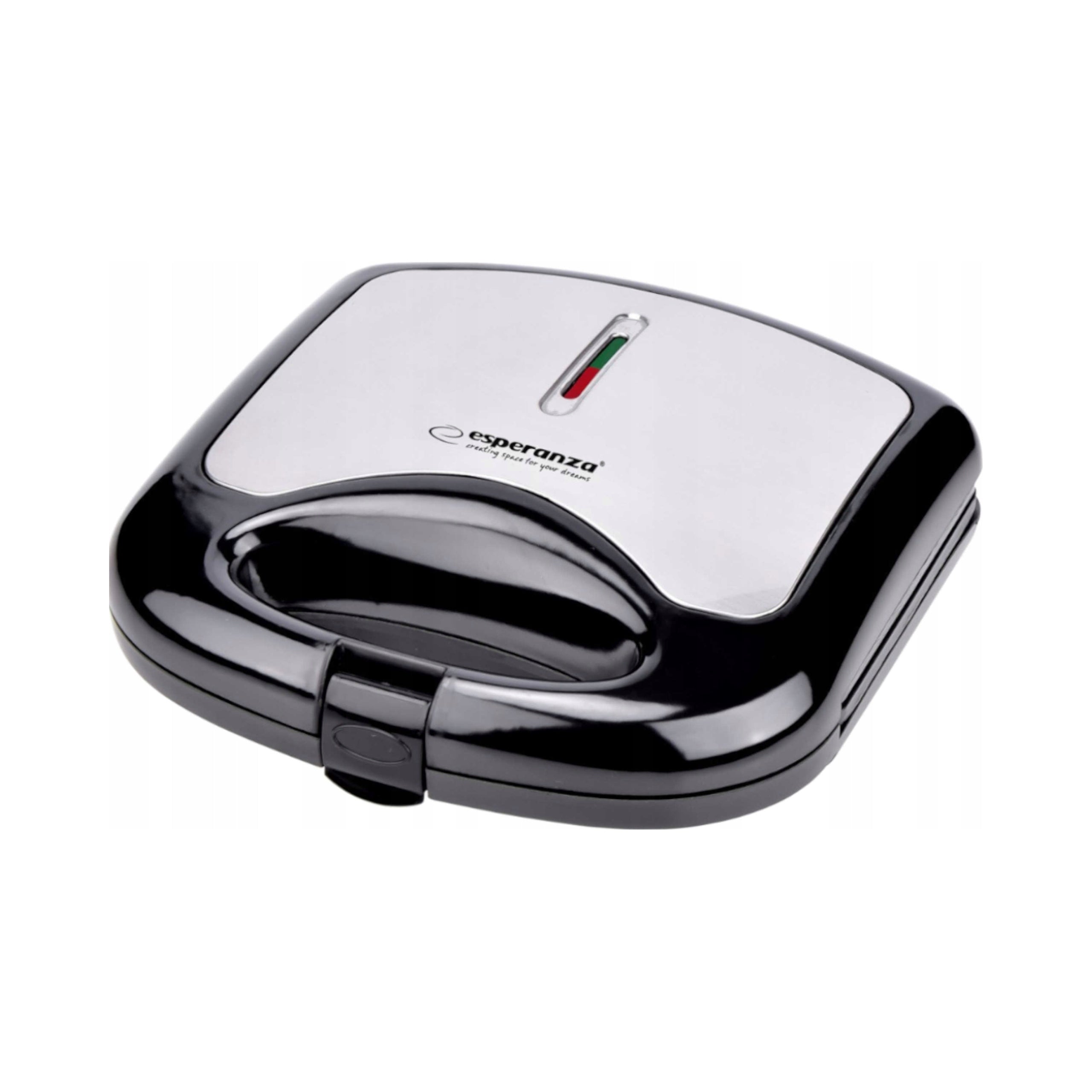 Sandwich maker Esperanza ASIAGO EKT011 (1000W; black and silver)