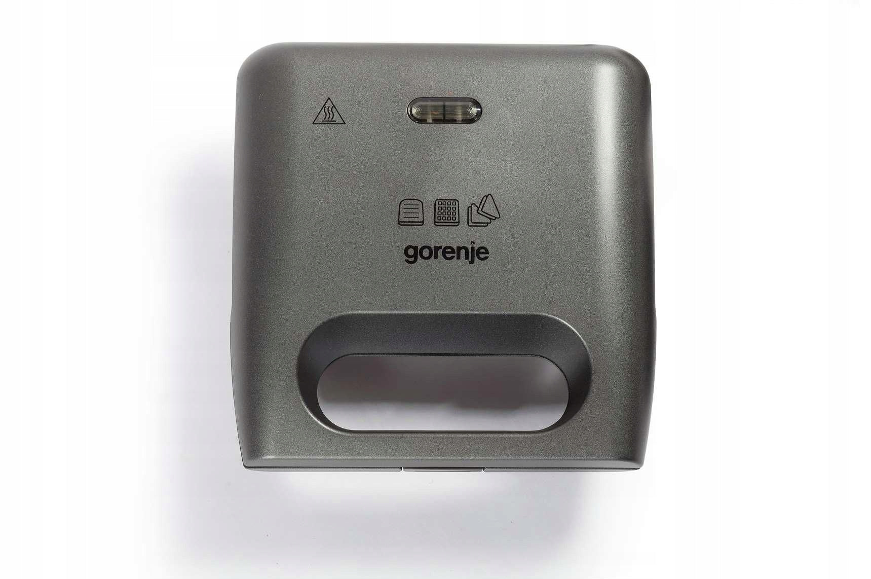 Sandwich maker GORENJE SM703GCG 700W 3in1 sandwiches, grill, waffles Brand Gorenje