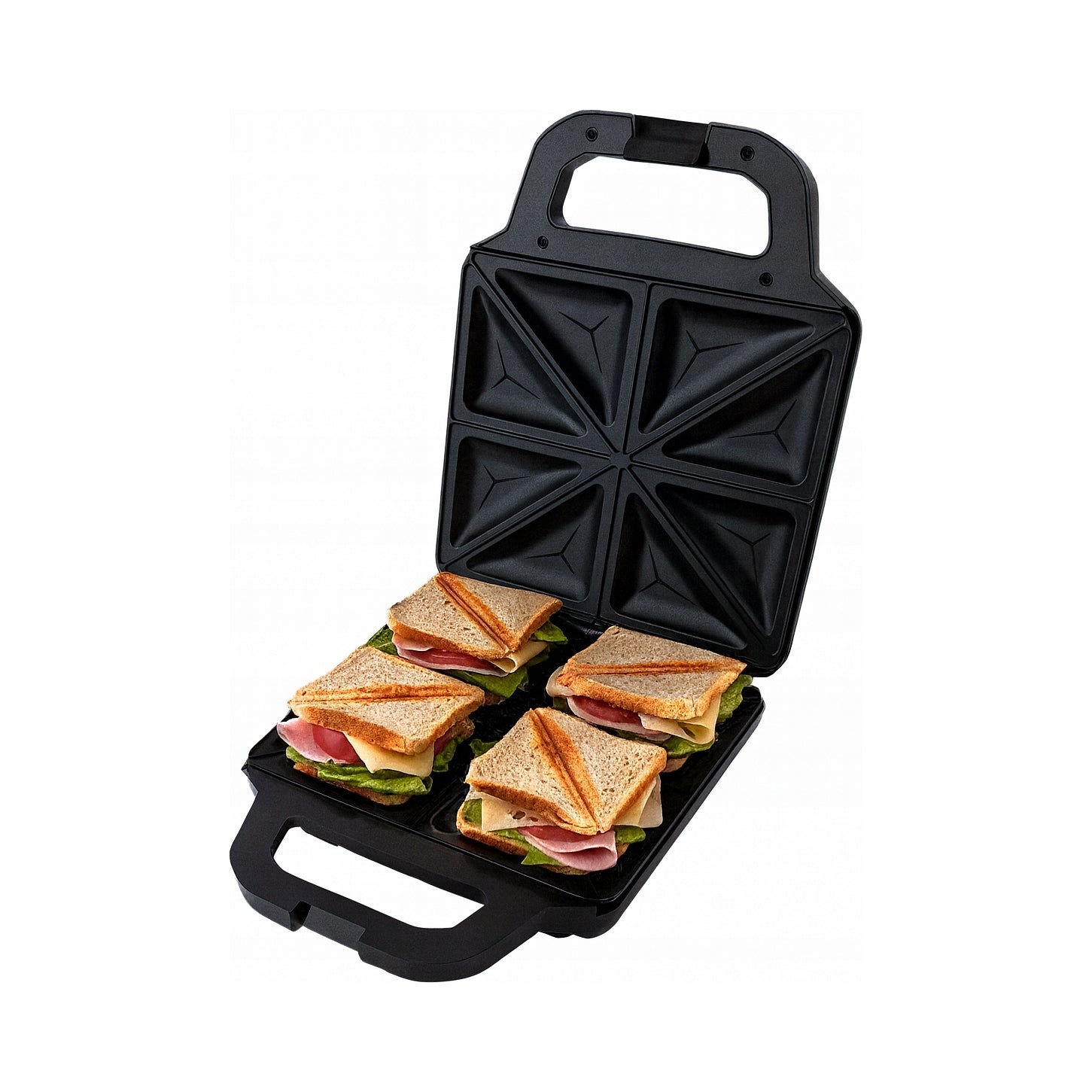 Sandwich maker Hoffen XXL 1400W – 4 sandwiches, black