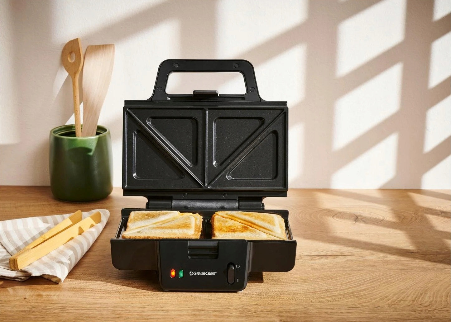 Sandwich maker Silvercrest SSWM 900 XXL Strong 900W ILAG coating Power rating 900 W