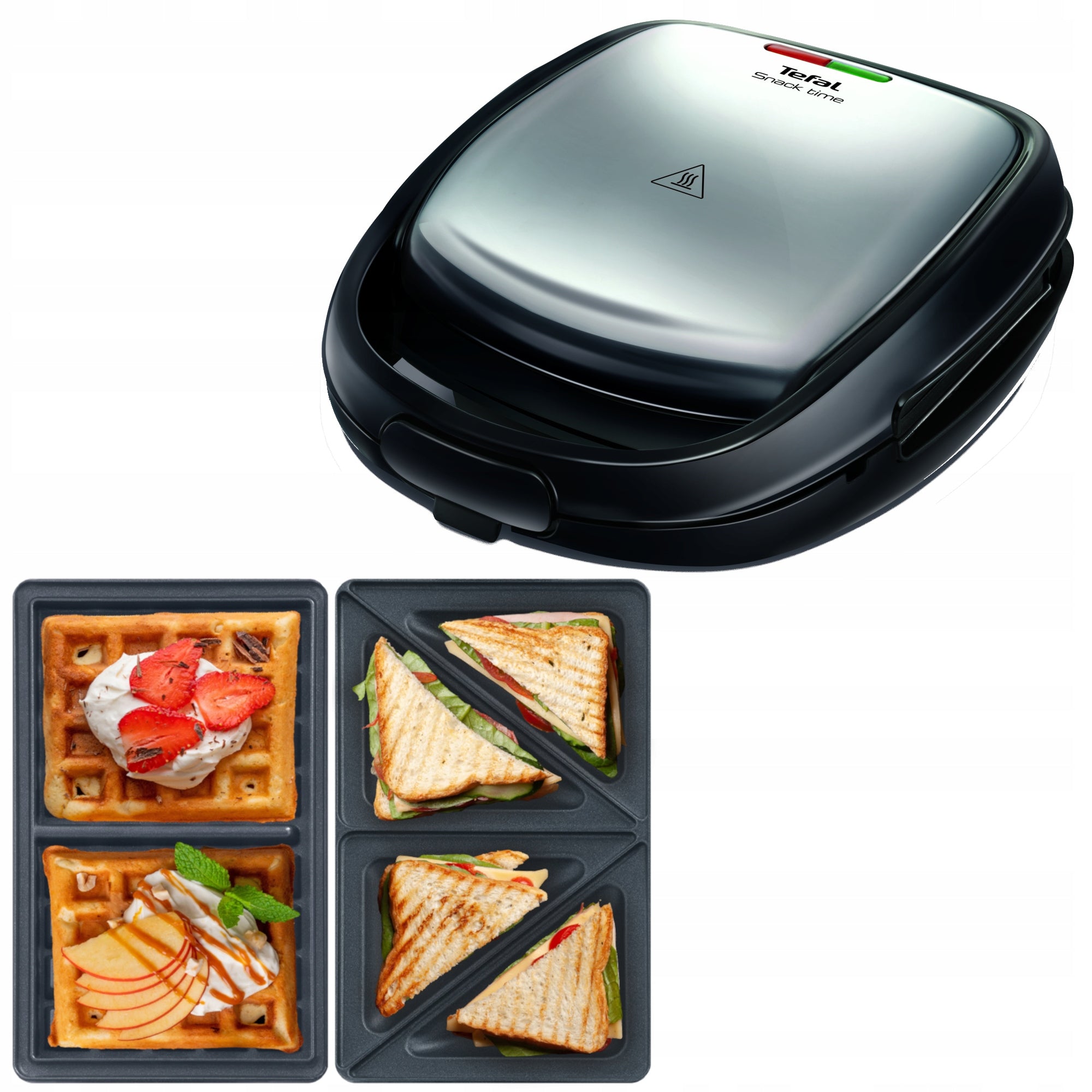 Sandwich maker Tefal Snack Time SW341D12 2x1