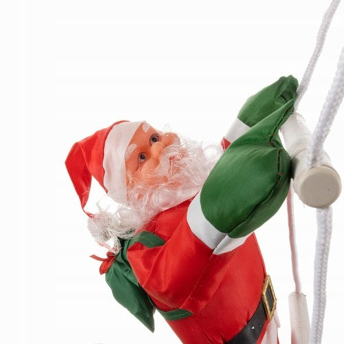 Santa Claus Climbing Ladder LARGE Decoration for Balcony / Window Packaging status original