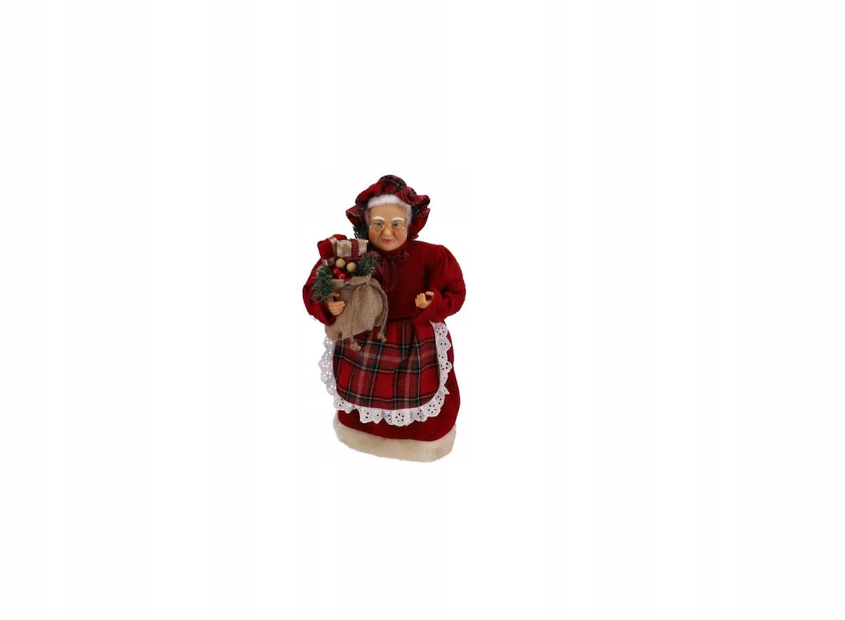 Santa Claus Mrs. Santa Claus Christmas figurine large Scandinavian