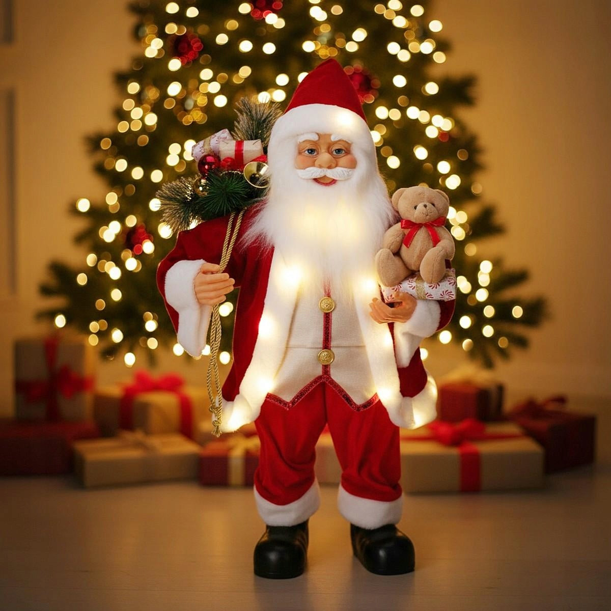 Santa Claus for Christmas Figurine Large 80cm Ornament Decoration Brand Koopman