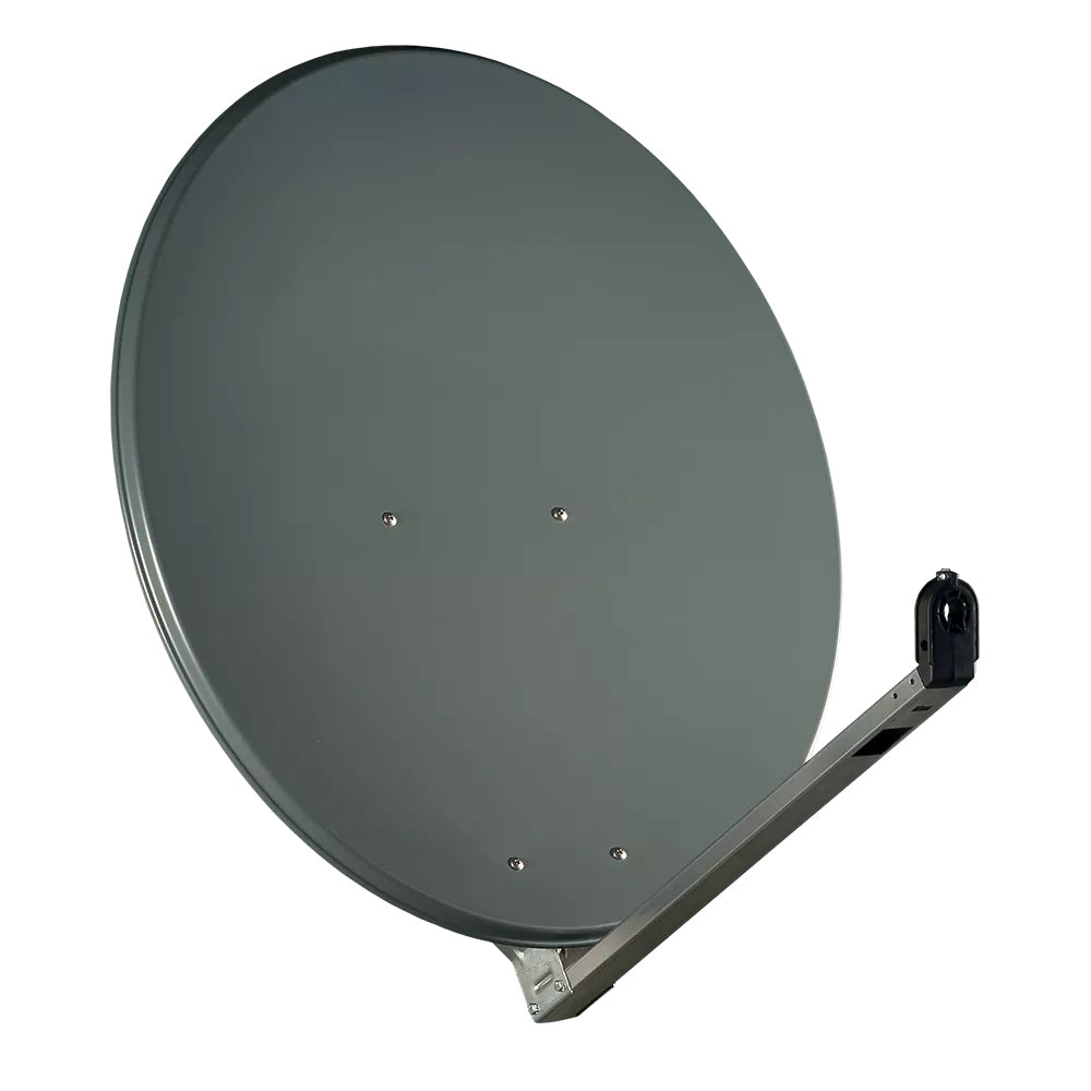 Satellite antenna GIBERTINI OP 85 LN 90cm HD 4K STEEL GALVANIZED ANTHRACITE