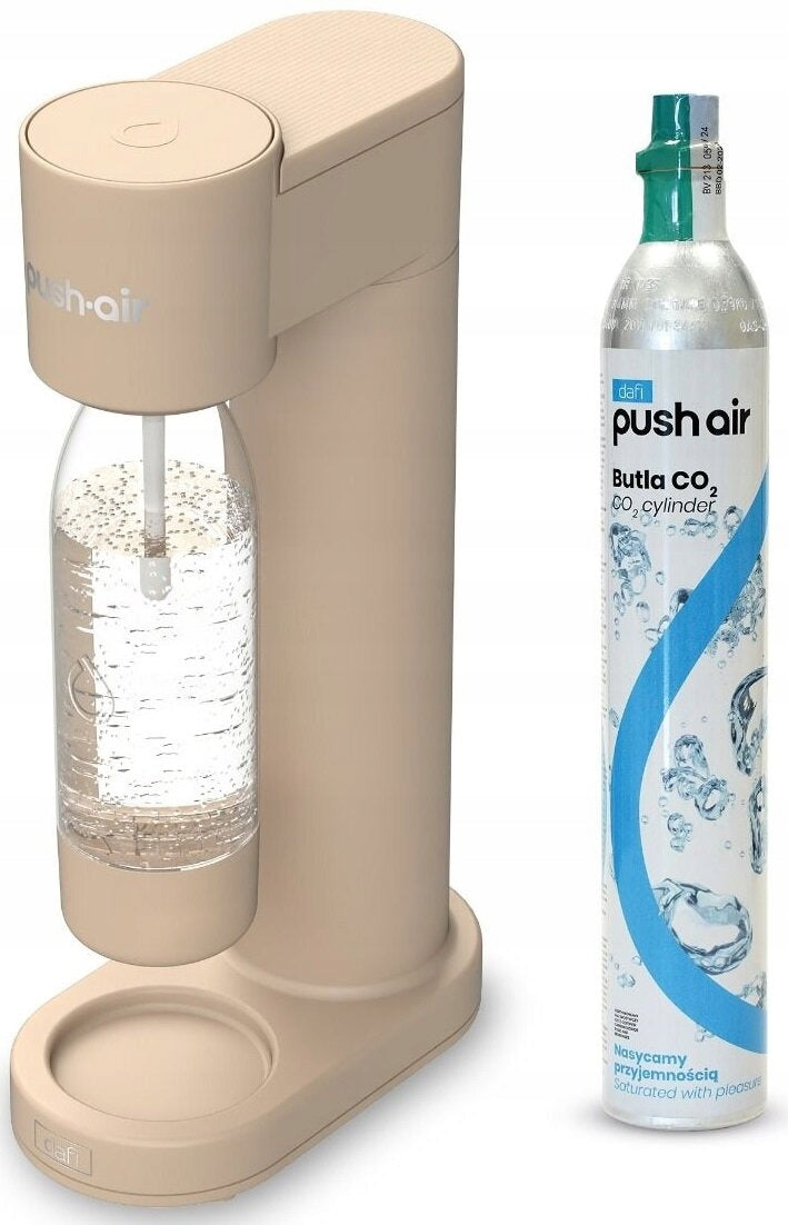 Saturator DAFI PushAir Cappuccino + bottle Dominant color beige/brown