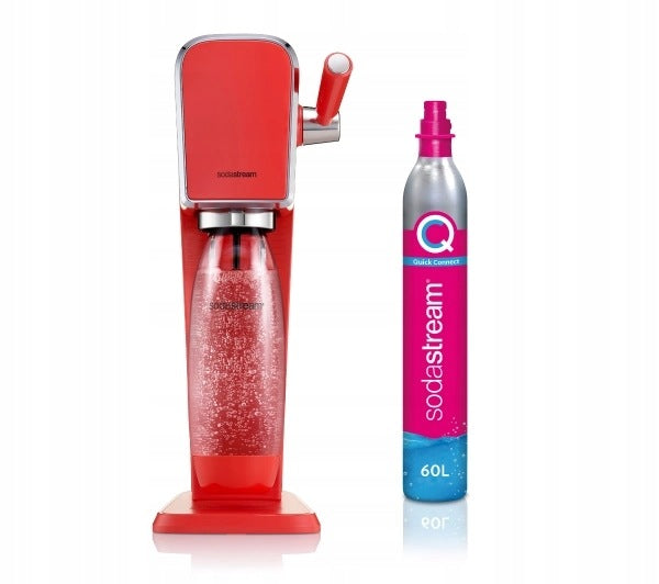 Saturator Sodastream ART Red Packaging status original