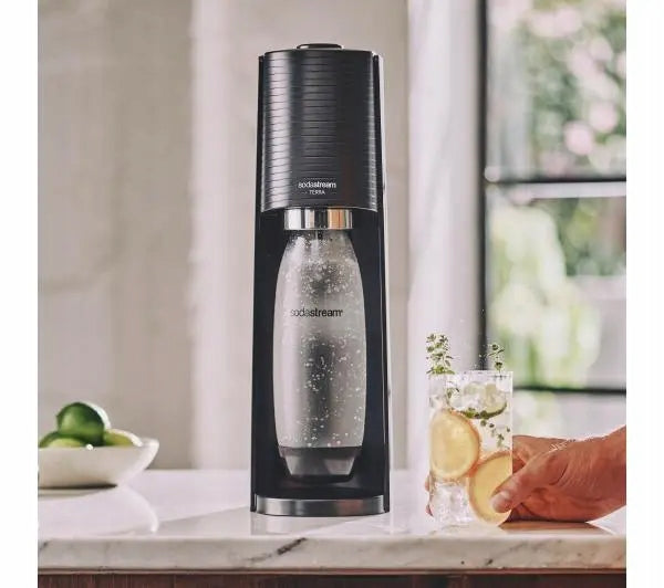 Saturator Sodastream Terra Hydration + 3 bottles + CO2 gas cartridge Packaging status original