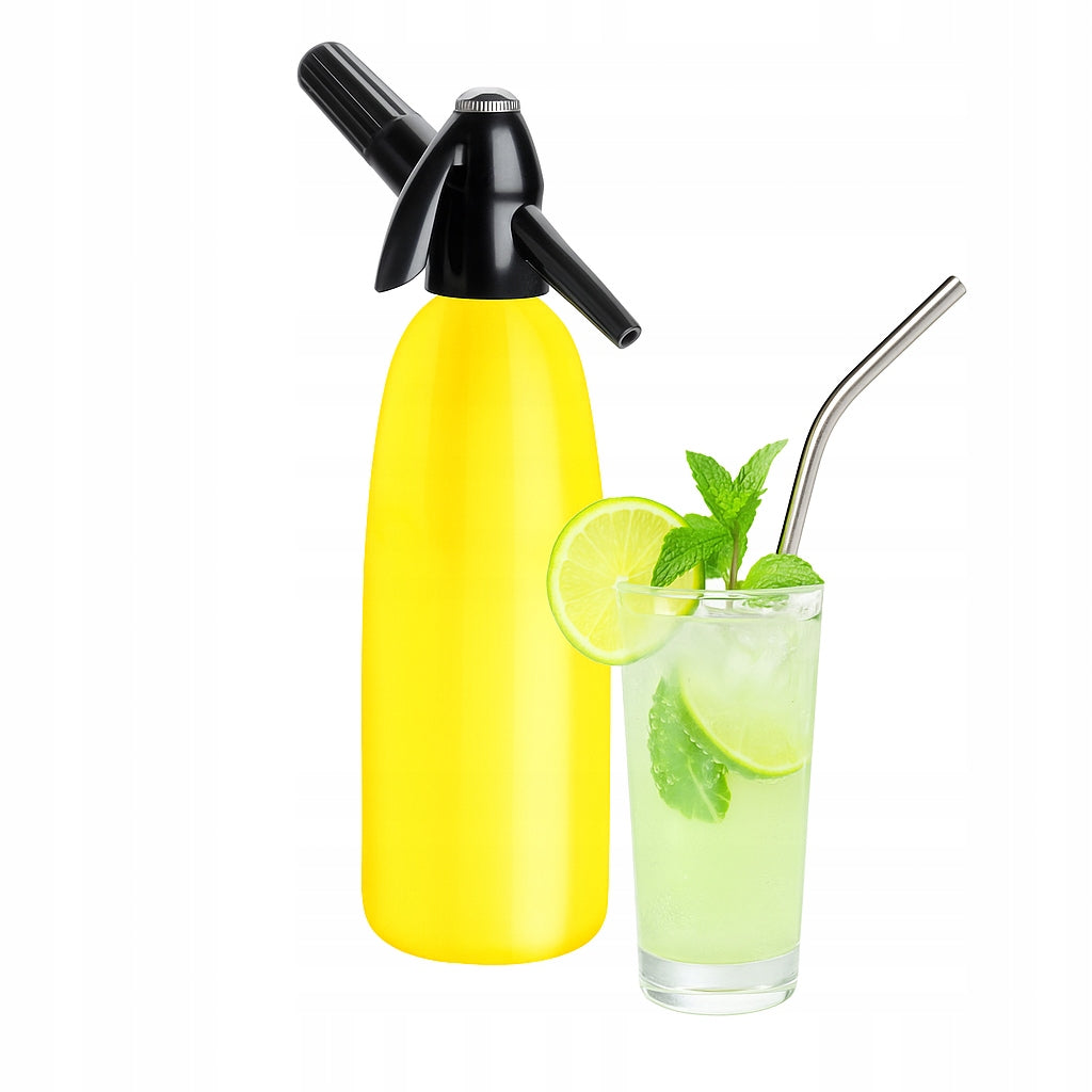 Saturator for sparkling water 1L QUICK SODA ART SA-01 J Home Siphon Yellow Product weight with unit packaging 0.93 kg