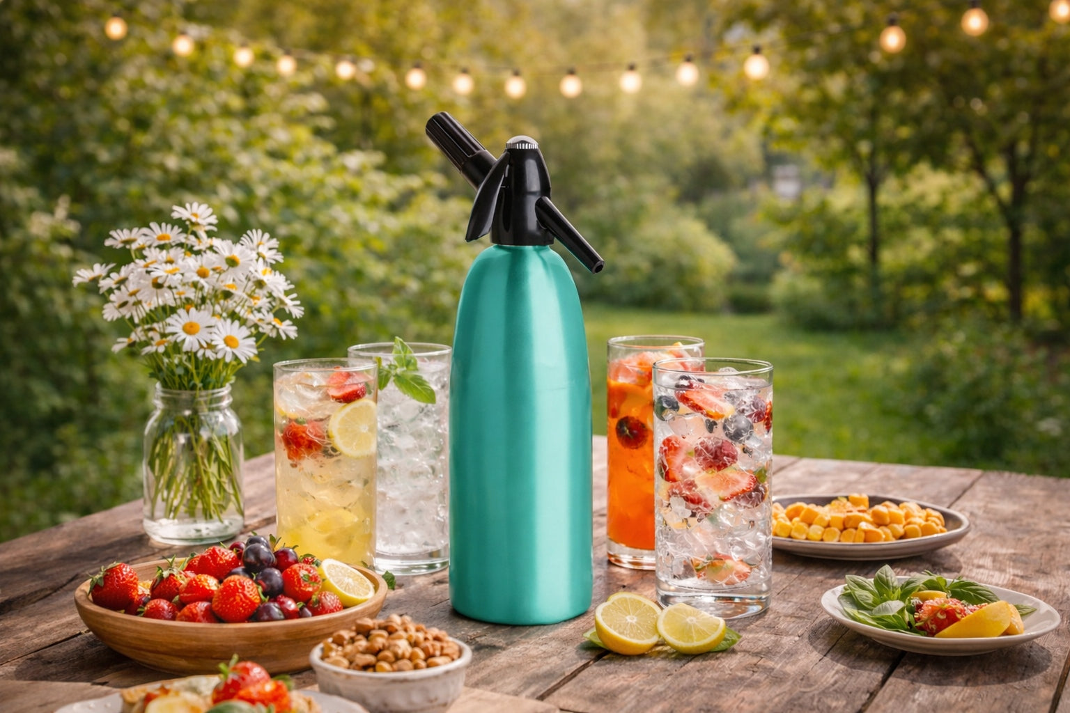 Saturator for sparkling water 1L QUICK SODA SA-01E ART Home Portable Siphon Product weight with unit packaging 0.93 kg