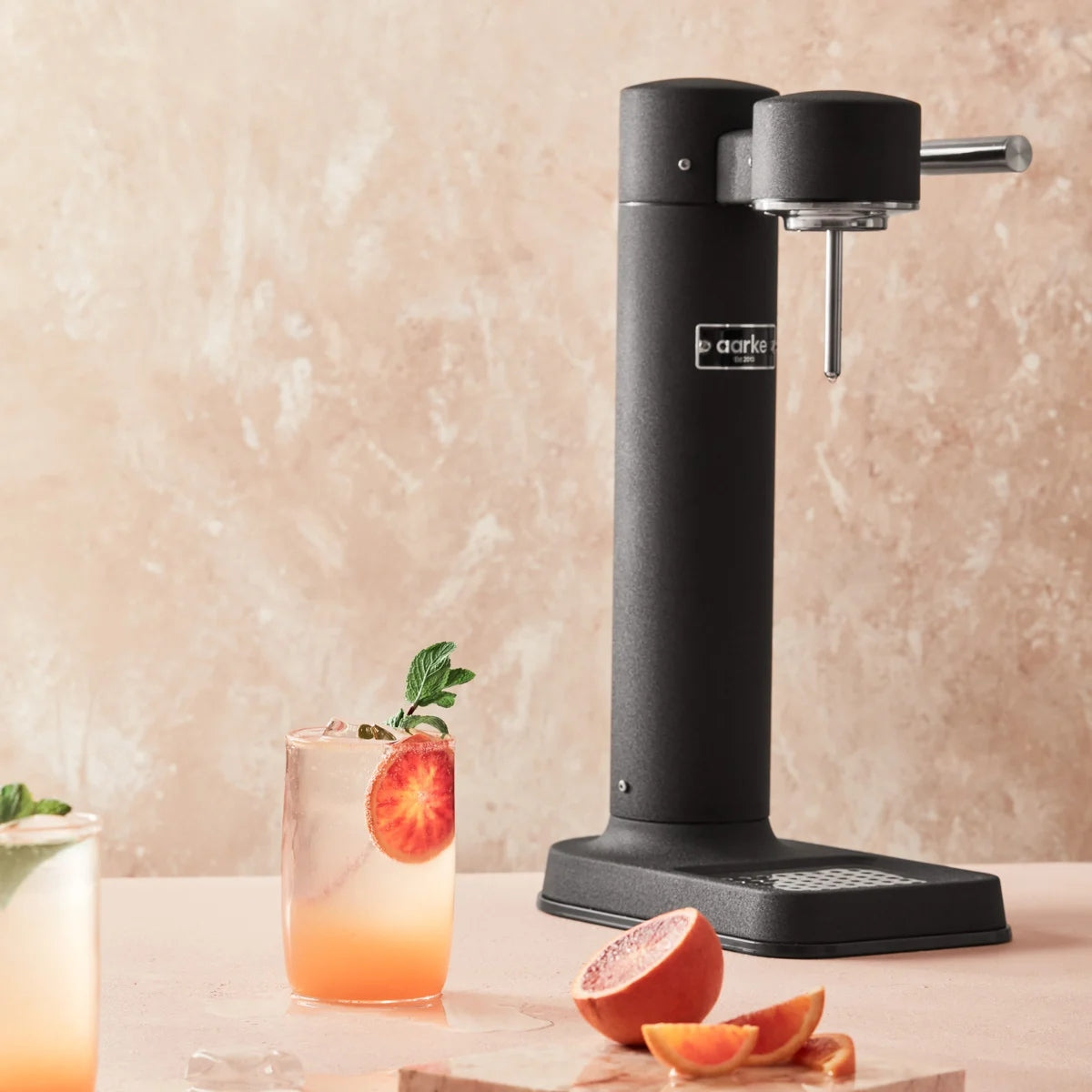 Saturator for sparkling water Aarke Carbonator III - black matt Brand Aarke