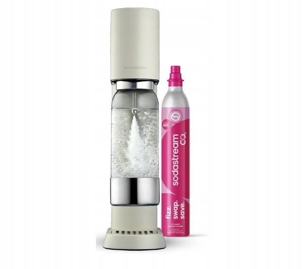 Saturator for sparkling water Sodastream Enso Beige + CO2 gas cartridge