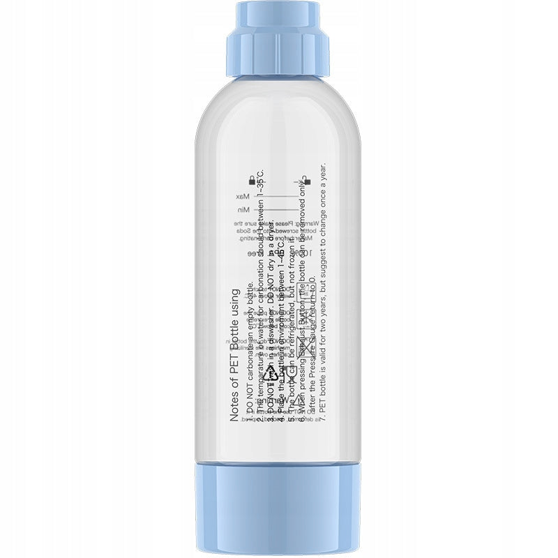 Saturator for sparkling water ViO SodaBoom SD-7006 blumarine with pressure gauge Dominant color blue
