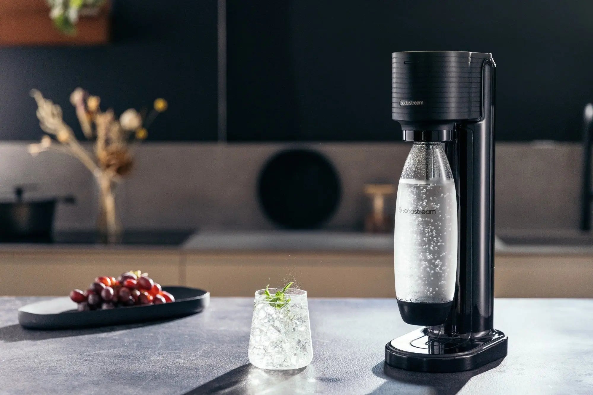 Saturator for water SodaStream Gaia black Manufacturer code 7290116742366