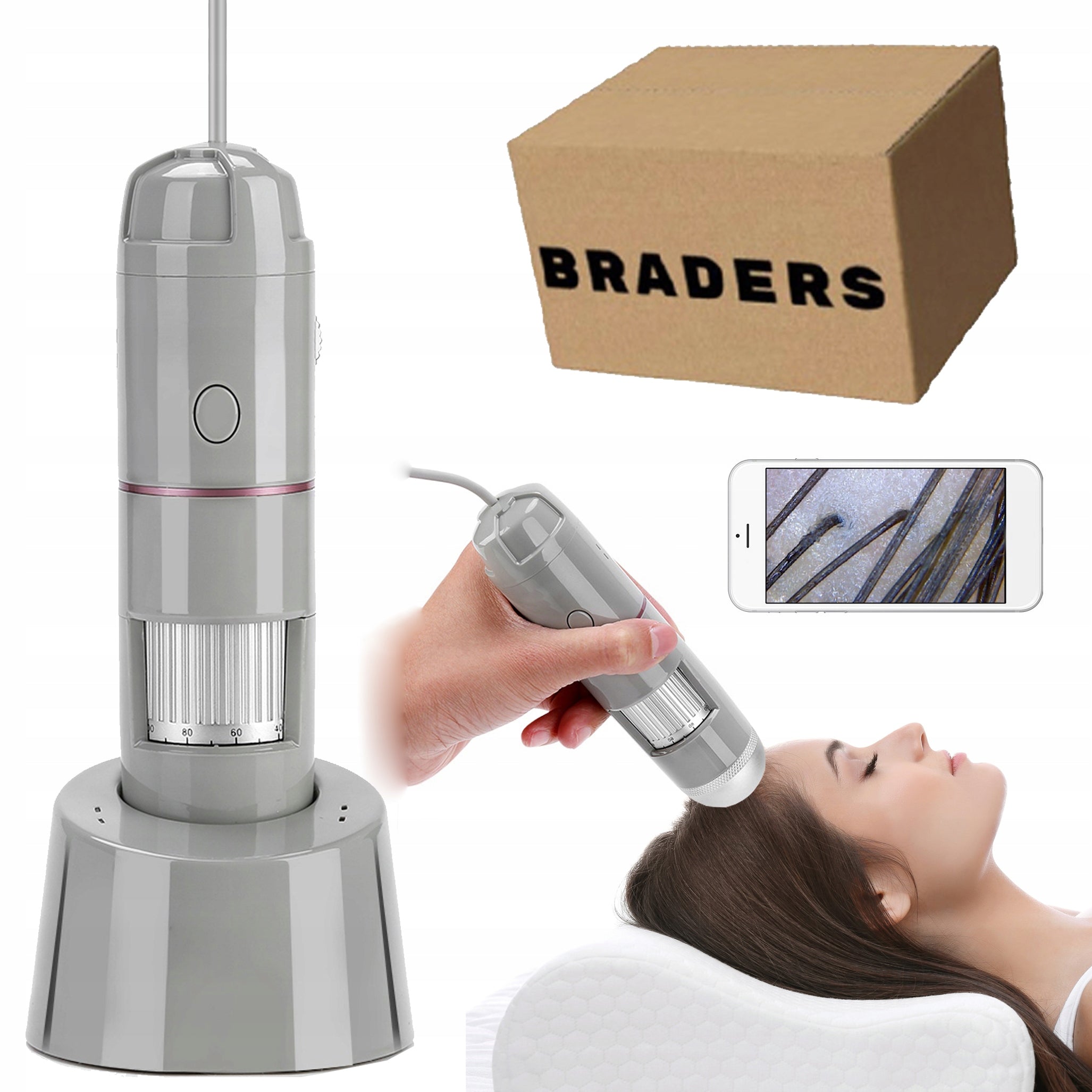 Scalp and Hair Detector 5 – 200X Trichological Analyzer