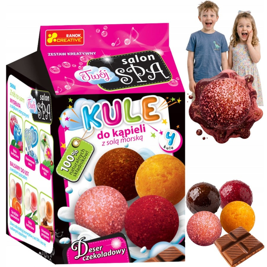 Scent Bath Balls Dessert DIY Set Creative Home SPA for Kids