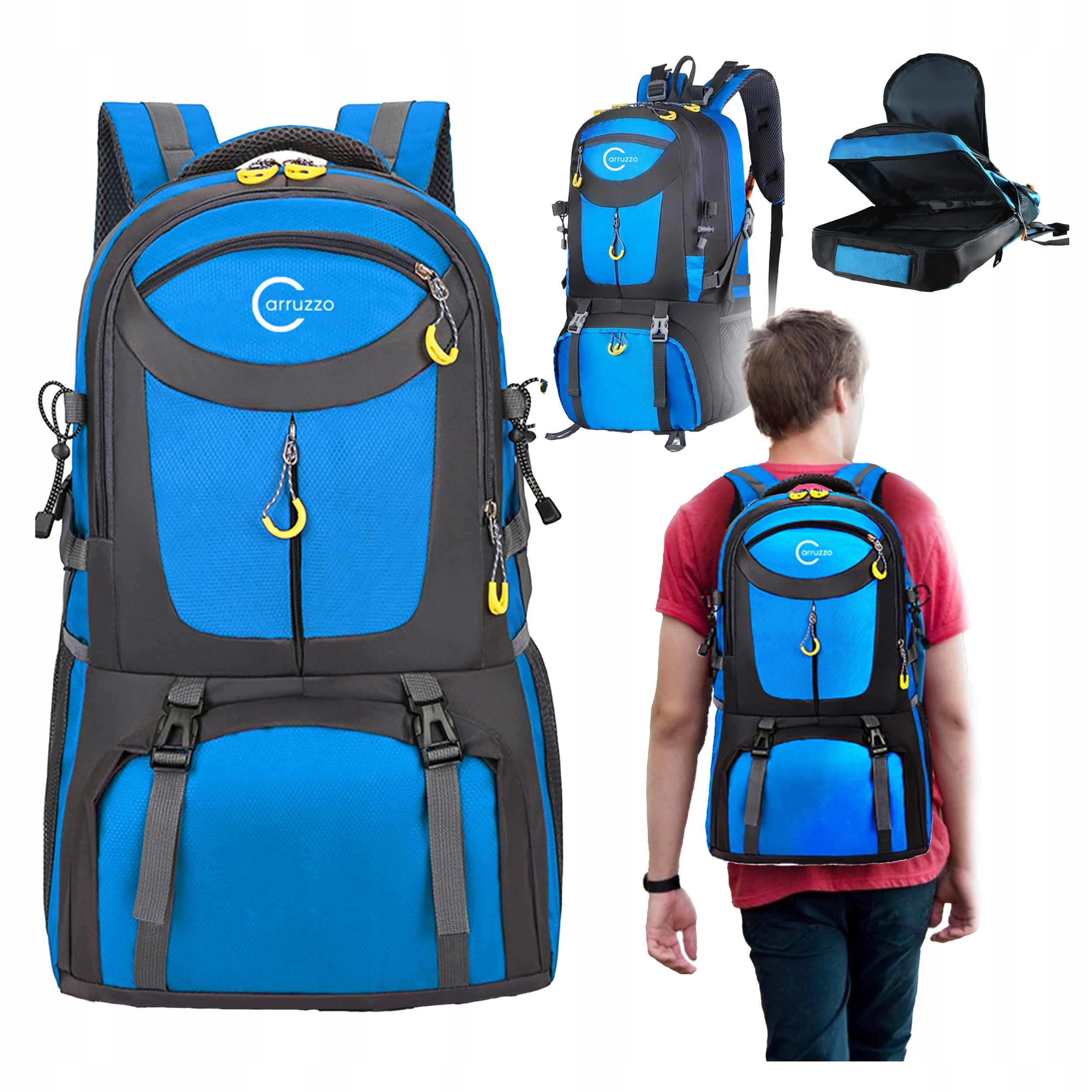School Hiking Backpack 50L Durable Trekking Large Waterproof