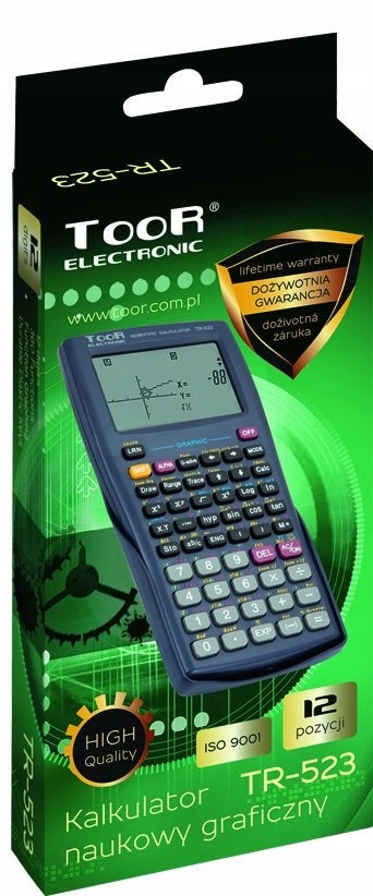 Scientific Calculator TOOR 523 Graphic Functions Batteries included yes