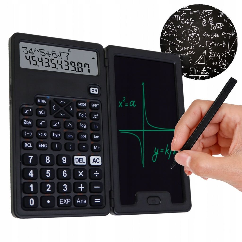 Scientific calculator with tablet, electronic writing board – 2in1 HIT