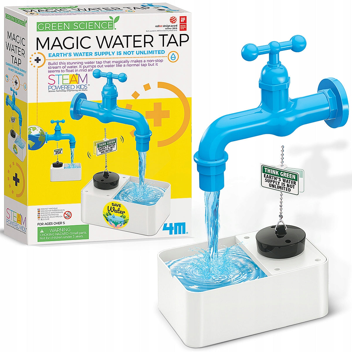 Scientific set 4M magic tap Green Science levitating 8+