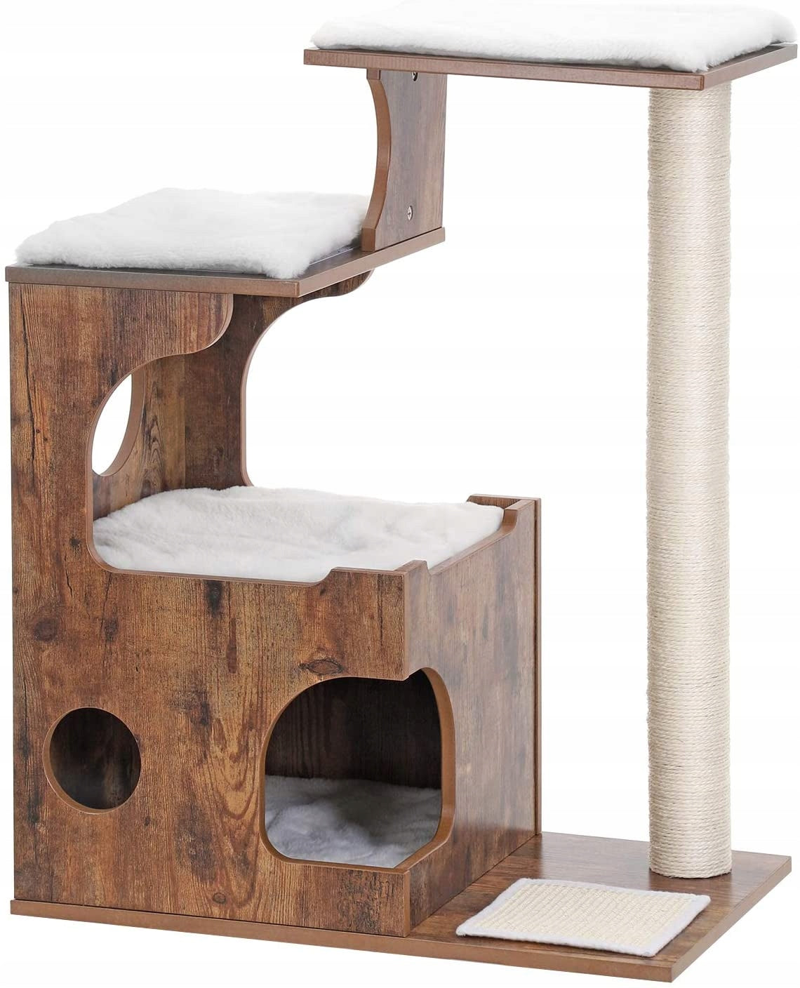 Scratcher cat bed 3 levels VINTAGE brown and white Manufacturer code 6955880306411